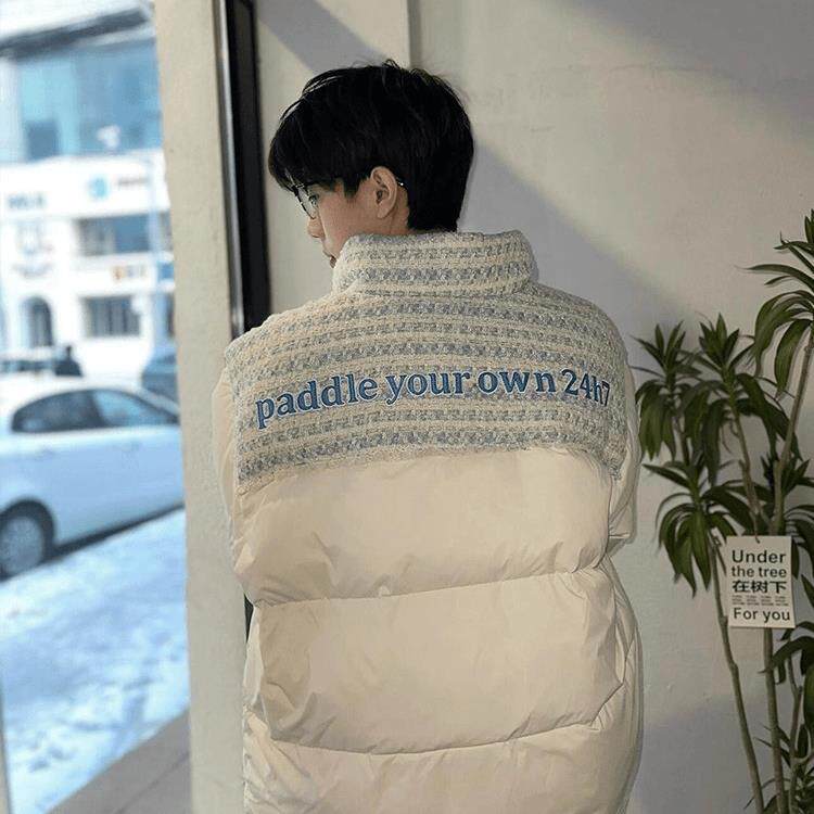情侣小香风拼接立领棉服外套韩系加厚保暖面包服棉衣Y321-P88网图,男装棉衣,电商B245