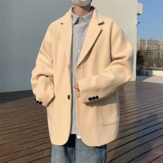 2023港风文艺长袖西装男春秋宽松潮流西服，男装西服，星座716-3
