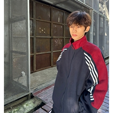 抖音得物高品质26春装美式高街重磅织带拼接撞色立领卫衣外套CM41，女装短外套，电商A486-1
