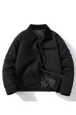 现货4色翻领秋冬飞行服棉服情侣装夹克复古外套，男装棉衣，电商A105