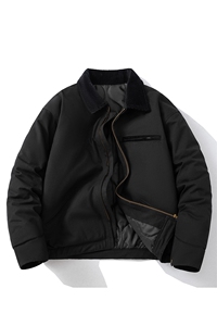 现货 4色翻领秋冬飞行服棉服情侣装夹克复古外套图片