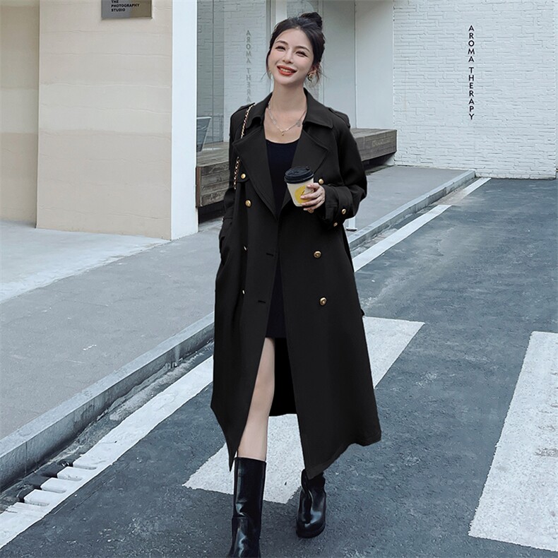 新款韩系风衣082-5066-P160K228888,女装风衣,浙宝192（原082）