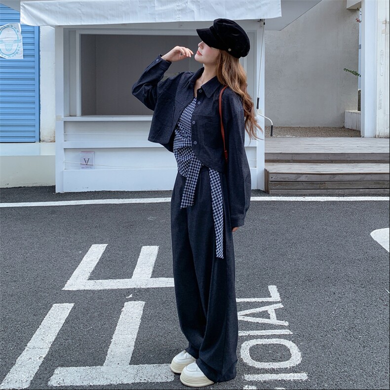 新款现货主推时尚三件套2603-P185-K268,女装套装/套裙,2C129