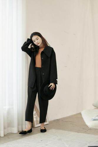 冬季新款双面羊绒大衣，女装，拉嘉图