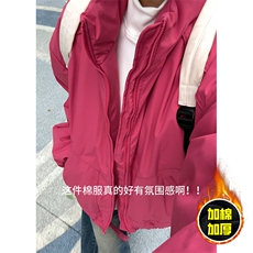 现货5W件冬季三防美式高街雪山立领冲锋衣棉衣男女棉服厚夹克外套，男装夹克，电商A486-1