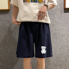 冰丝短裤男士大码宽松休闲五分裤男运动中裤MK37292-P15，男装休闲裤，电商A040