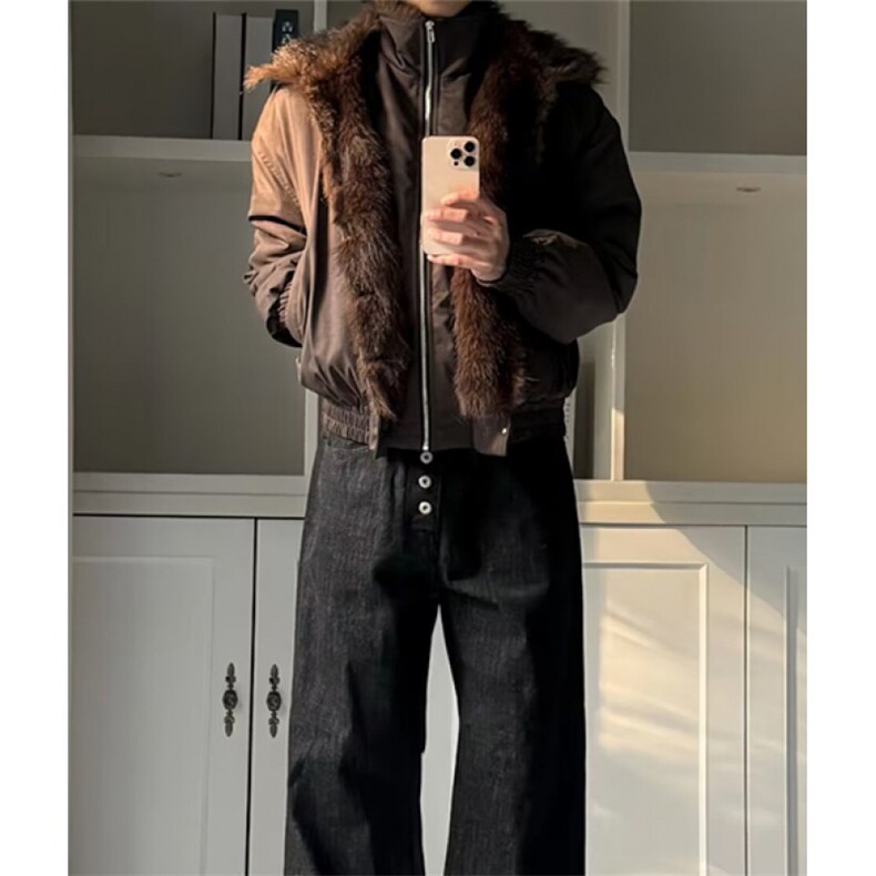 新款简约流行百搭文艺气质ins原宿时尚日系慵懒棉衣MS8225，男装棉衣，星座1116A（原606A-3）