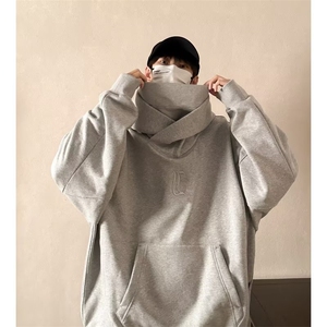 高街vibe美式重工机能卫衣男重磅潮牌连帽oversize外套WY341-P48图片