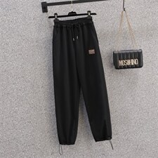 218-1-P30-D1833男女同款时尚休闲松紧裤脚束脚裤，男装休闲裤，四季星座218-1