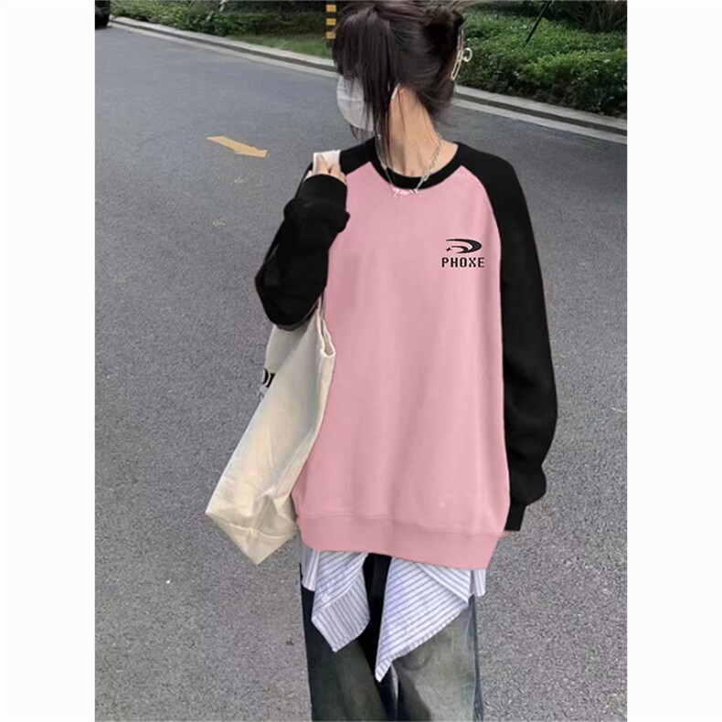 撞色粉色卫衣男外套【!P图/拿图.但不拿货】29815-P55,男装卫衣,星座1007（原301D）