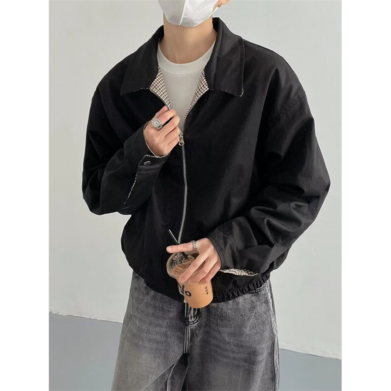 JY422-P70美式复古双面穿千鸟格外套网图,女装短外套,星座1501-3
