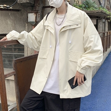 秋天外套男士2023新款潮牌高端痞帅休闲立领夹克上衣JK096-P65，男装夹克，星座308B-1