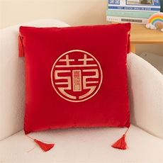 梵程玩具厂 喜临门刺绣抱枕42*42cm