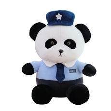 萌宝网供 警察熊猫