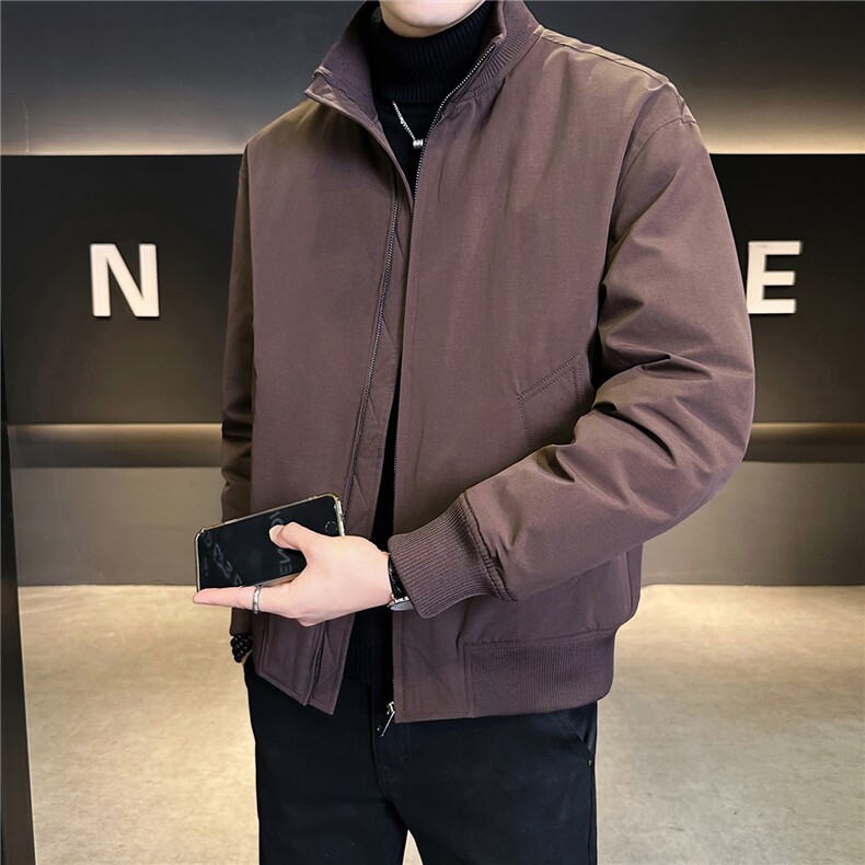 标90绒 立领男士羽绒服冬季2025新款休闲外套 A313-26021-P245图片