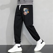 休闲裤男22秋冬新款舒适百搭运动裤潮牌修身工装裤学生卫裤Z909，男装休闲裤，星座815-2