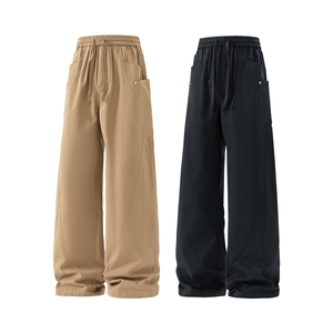 2025秋季新款现货纯棉水洗直筒裤工装休闲长裤DSA157B-K2535-P60图片