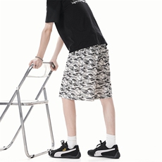DK50001-P20短裤男女夏季新款休闲冰丝沙滩中裤宽松百搭五分裤，男装牛仔裤，电商A178