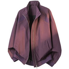 JK008立体白底春装拼接工装立领夹克聚酯纤维(M-5XL)TP35，男装夹克，电商A088