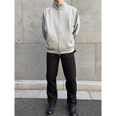 小众重磅纯色立领卫衣男春秋季美式休闲宽松阔版双拉链开衫外套潮，男装卫衣，星座506A