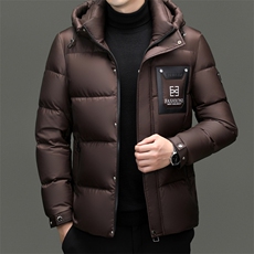 冬季男士鸭绒加厚羽绒服时尚加绒男品质潮服连帽外套JZ98820-P298，男装羽绒服，星座1105-3