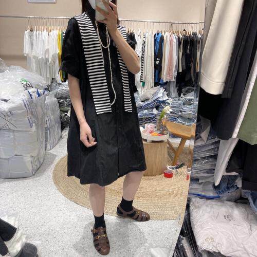 披肩两件套衬衣连衣群，女装，艾曼拉