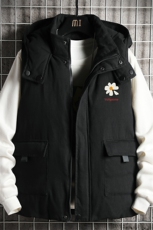 MJ47059-P80棉马甲男士大码加厚棉背心男坎肩男网格，男装背心/马甲，电商A040A