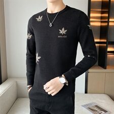 高品质店主风冬季韩版套头休闲圆领毛衣针织打底衫MY2031-P68控88，男装针织衫/毛衣，星座308A