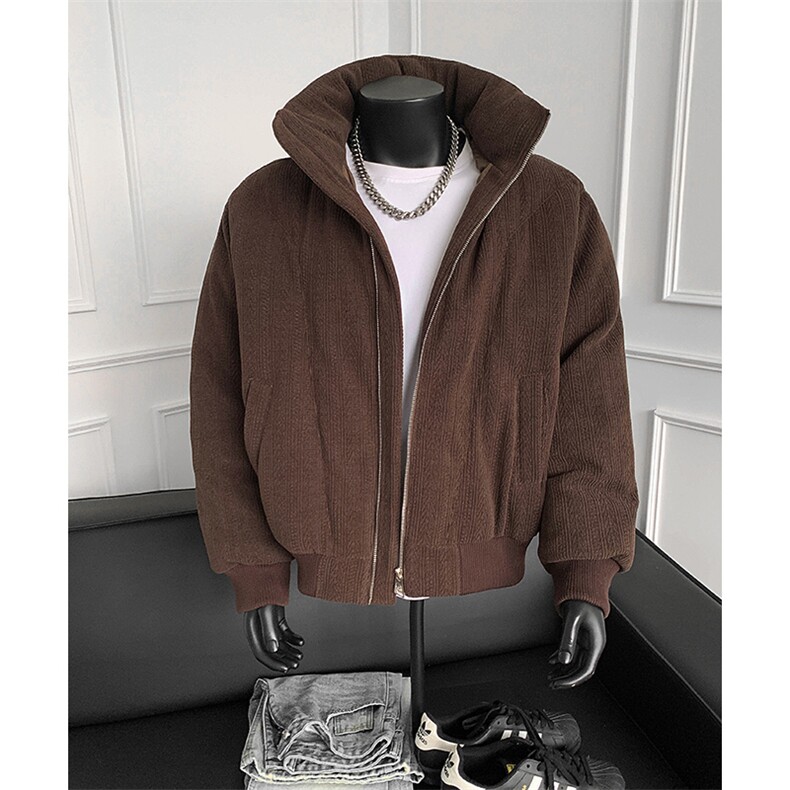 冬季宽松加厚保暖休闲棉衣潮XZ808B-WH106-特P88158，男装棉衣，星座808B