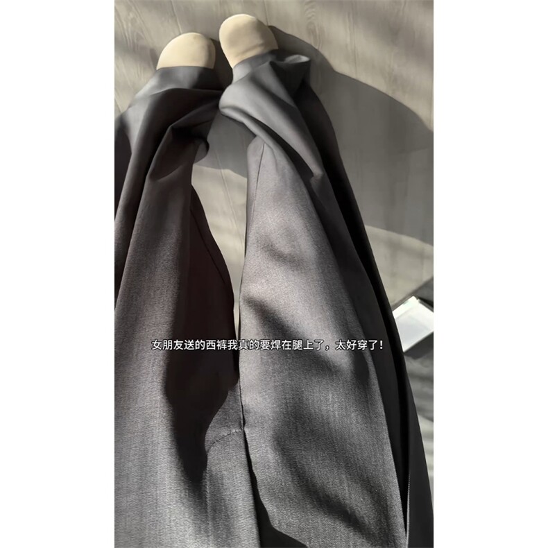 2026春季新款内景美式打褶廓形西裤M-5XLHK26013-特P35,男装西裤,电商A022