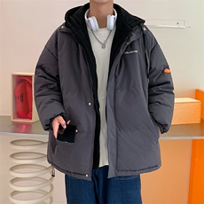 情侣装加厚棉衣男冬季连帽休闲棉服潮流棉袄宽松A266-WT08-P65，男装棉衣，电商A266