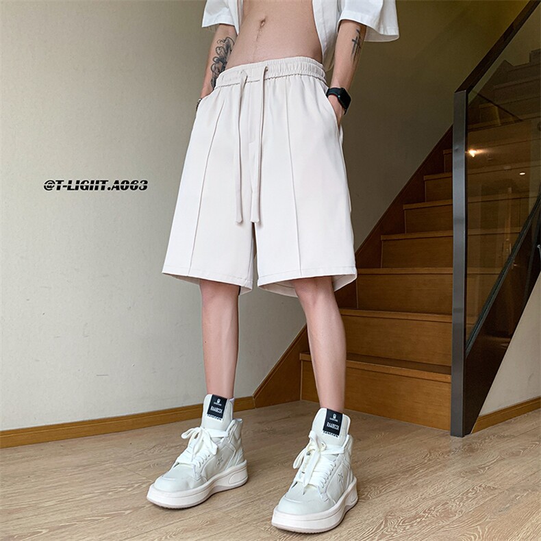 夏季美式宽松冰丝运动5分短裤货号DK73P40控价58图片