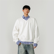 1可二开假两件大码M-5XL卫衣表面棉底部聚酯纤维78009P58，男装卫衣，星座226-2