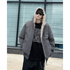 美式复古毛领座山雕夹克棉服男冬季保暖棉衣连帽外套M90899-p118，男装棉衣，星座1008