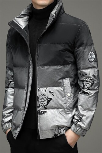 90%羽绒服男款外套立领2023冬季新款厚款鸭绒男士上衣ZG2950-P210，男装羽绒服，电商B212（原钱塘6029）