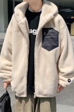 2024冬装青少年加绒加厚棉衣百搭羊羔绒外套男女915-P105控价138，男装棉衣，电商A441-1