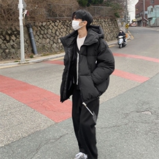 816B-WT030-P118韩保暖棉衣纯色宽松冬装面包服棉袄外套，男装棉衣，星座816B