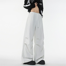 8XL-M新款速干肌理感直筒工装裤男宽松早秋休闲裤阔腿裤K9172P68，男装工装外套，电商D206-1