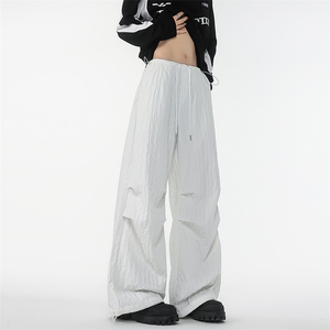 8XL-M 新款速干肌理感直筒工装裤男宽松早秋休闲裤阔腿裤K9172P68图片