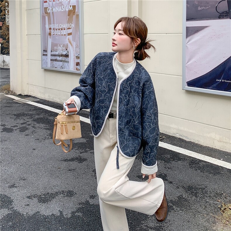 新品大货好数据定制提花外套6835-P185控298,女装短外套,2C196