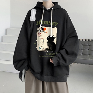 连帽卫衣男大码胖子帽衫大号运动服WY2433-P35图片