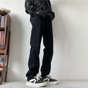 抖音现货 纯黑色弹力显高牛仔裤 310A-2 BK301 P50 控78图片