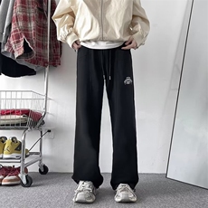 2024春季美式潮牌直筒百搭卫裤宽松阔腿休闲运动裤男士K7627-P36，男装休闲裤，星座512-3