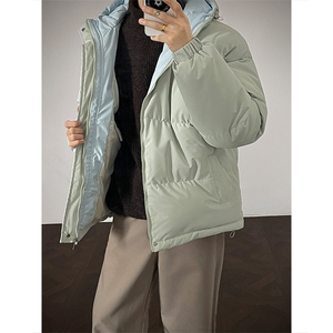 支持二开冬装加棉加厚连帽棉服男女大码棉衣外套面包服M811-P70,女装冬装橱窗色彩搭配图片
