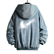 NM53111-P140牛仔外套男大码加厚加绒棉衣男羊羔毛棉服男，男装棉衣，电商A040A