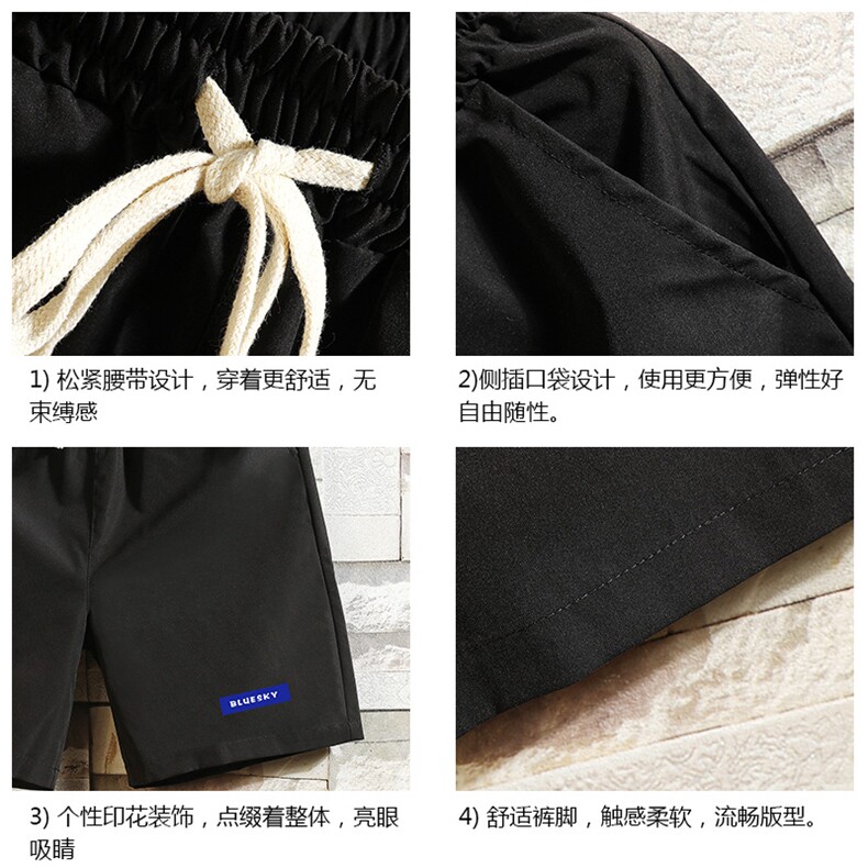 DK39202-P15港风休闲短裤男士大码运动五分裤男中裤男马裤砖墙,男装休闲裤,电商A040A