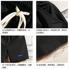 DK39202-P15港风休闲短裤男士大码运动五分裤男中裤男马裤砖墙，男装休闲裤，电商A040A