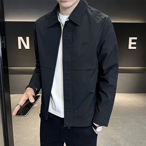 直播现货主推不断货男士高品质翻领 夹克外套上衣2499P85图片