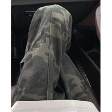 显瘦直筒伐木裤子美式复古迷彩裤高街vibe工装牛仔裤KT88，男装牛仔裤，星座1116A（原606A-3）