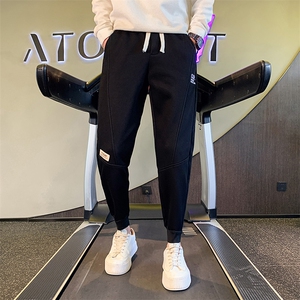 卫裤加绒 冬季大码休闲裤男潮牌抽绳束脚裤运动裤508K100加绒P58图片